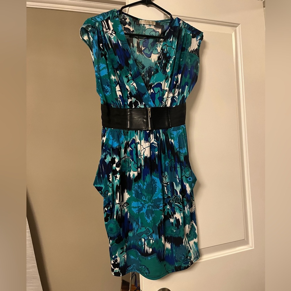 Blue flower dress
